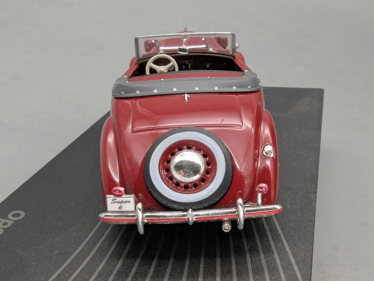 Modellautos 1:43 Ixo für Eaglemoss Opel Collection Super 6 mit Vitrine