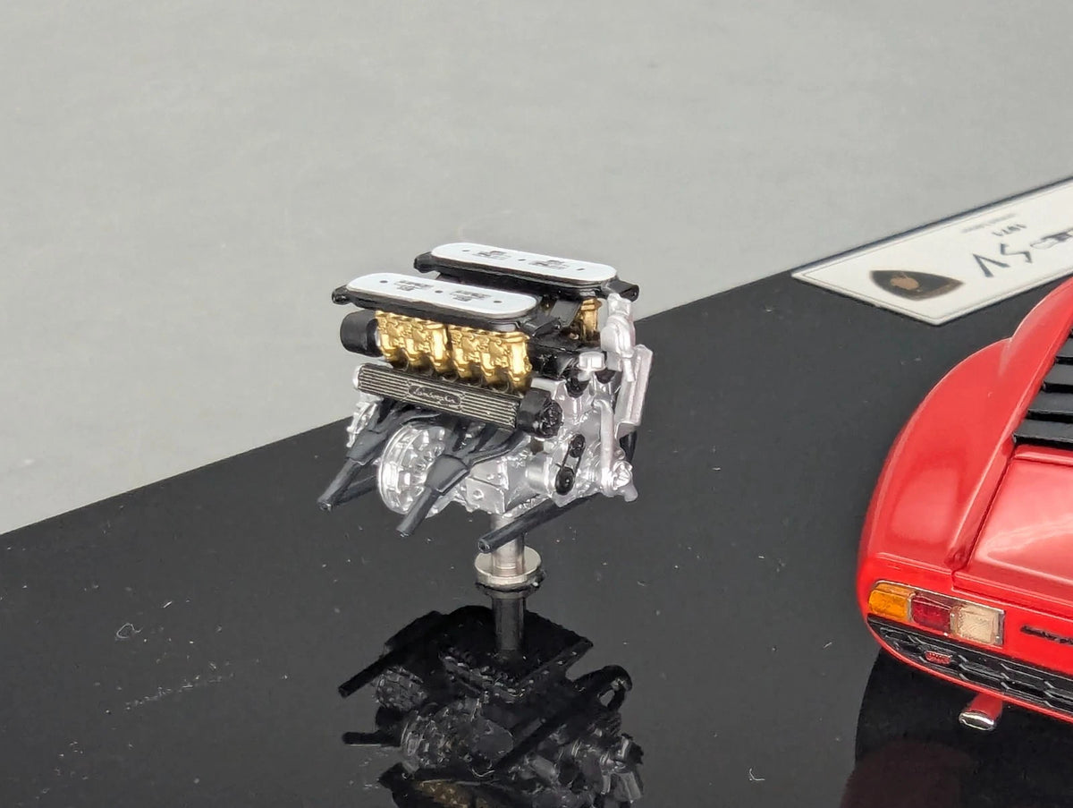 Eidolon Make Up 1:43 Lamborghini Miura P400 SV 1971 Red Engine Set mit OVP