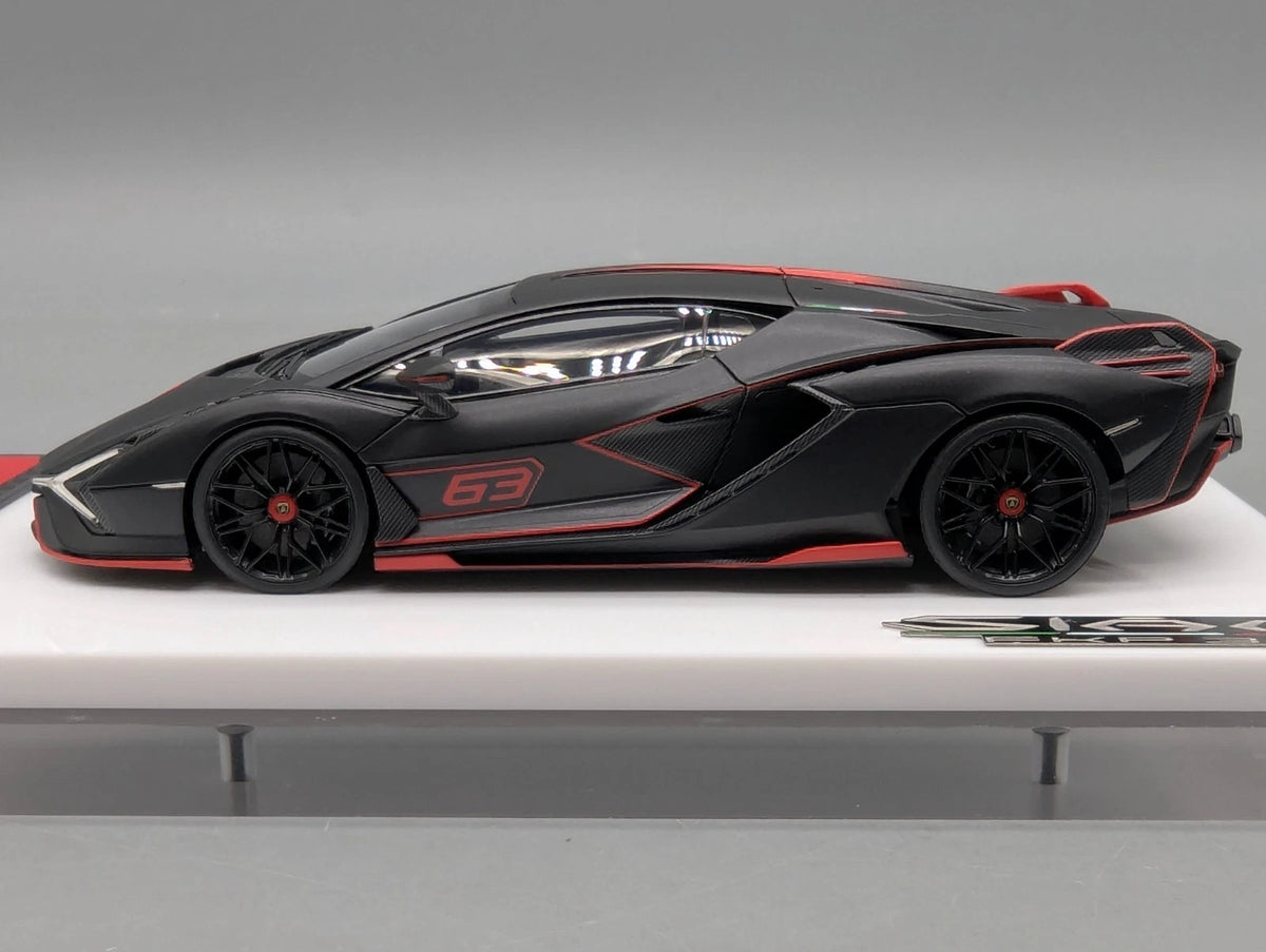 Eidolon Make Up 1:43 Lamborghini Sian FKP 37 with Stripe 2019 Nero 60/60 mit OVP