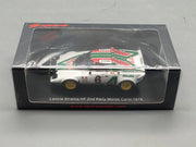 Modellautos 1:43 Spark Lancia Stratos HF 2nd Rally Monte Carlo 1976 #6 mit OVP
