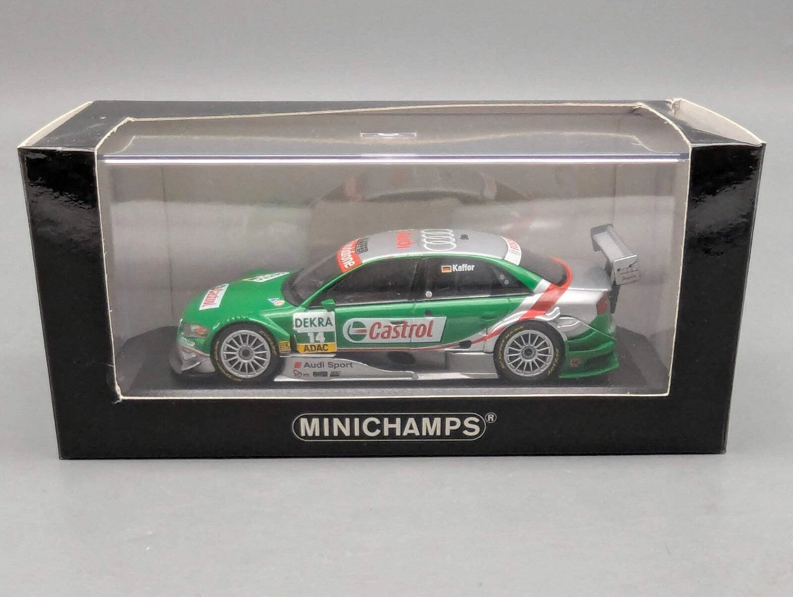 Modellautos 1:43 Minichamps Audi A4 DTM 2004 Kaffer #14 mit OVP
