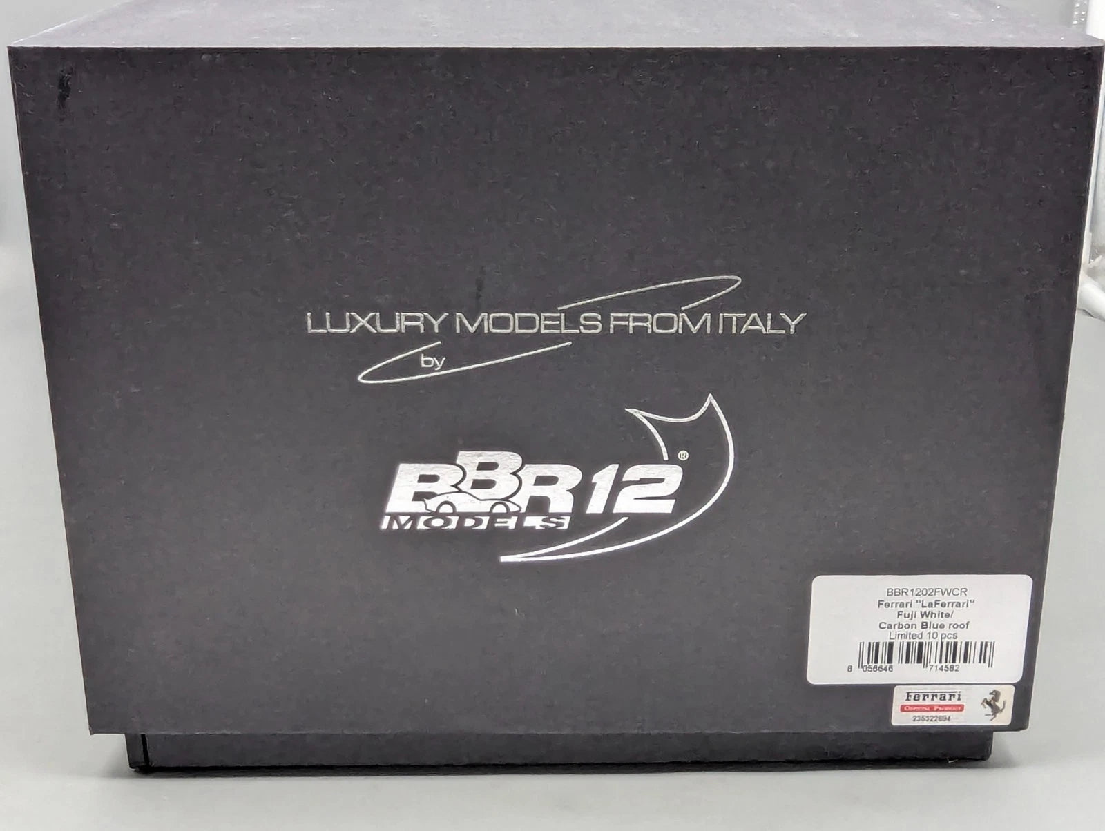 Modellautos 1:12 BBR Ferrari LaFerrari Fuli White / Blue Carbon Ltd 07/10 OVP