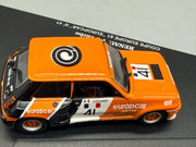 Modellautos 1:43 Universal Hobbies Renault 5 Turbo Coupe Europe 81 #41 + Vitrine