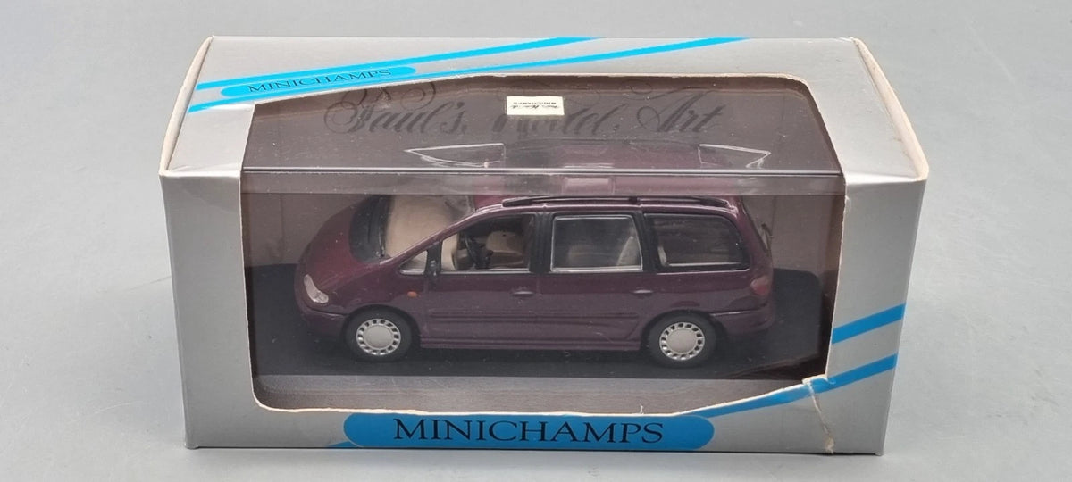 Modellautos 1:43 Minichamps Ford Galaxy 1995 violett OVP