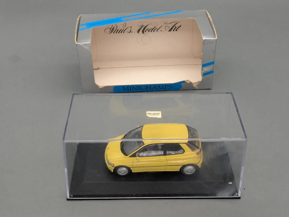 Modellautos 1:43 Minichamps BMW E1 Yellow Gelb Pastellgelb mit OVP