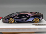 Eidolon Make Up 1:43 Lamborghini Sian FKP 37 2019 Blu Hal "Build to Order" OVP