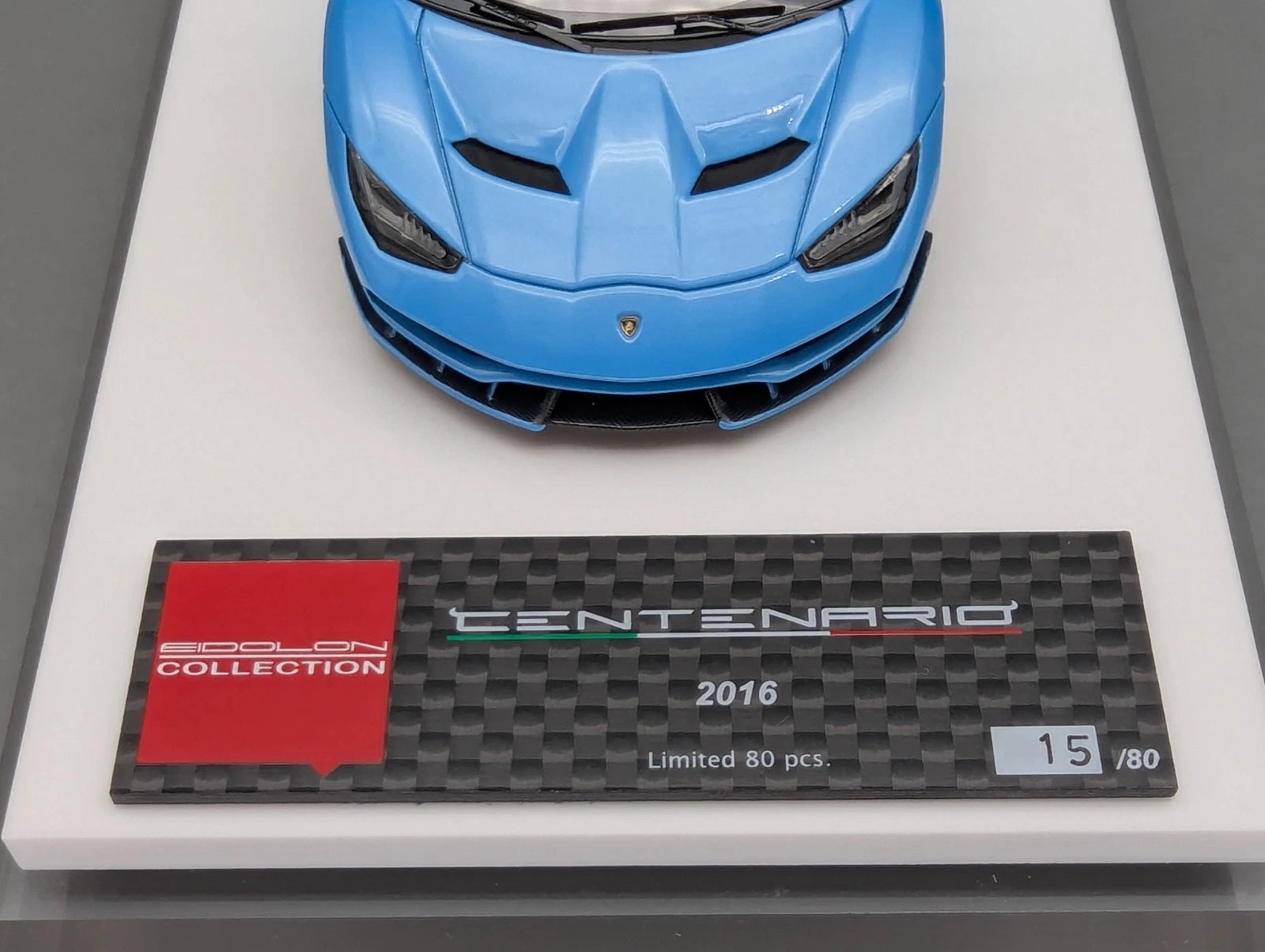 Eidolon Make Up 1:43 Lamborghini Centenario LP770-4 2016 15/80 Rear Wing Up OVP