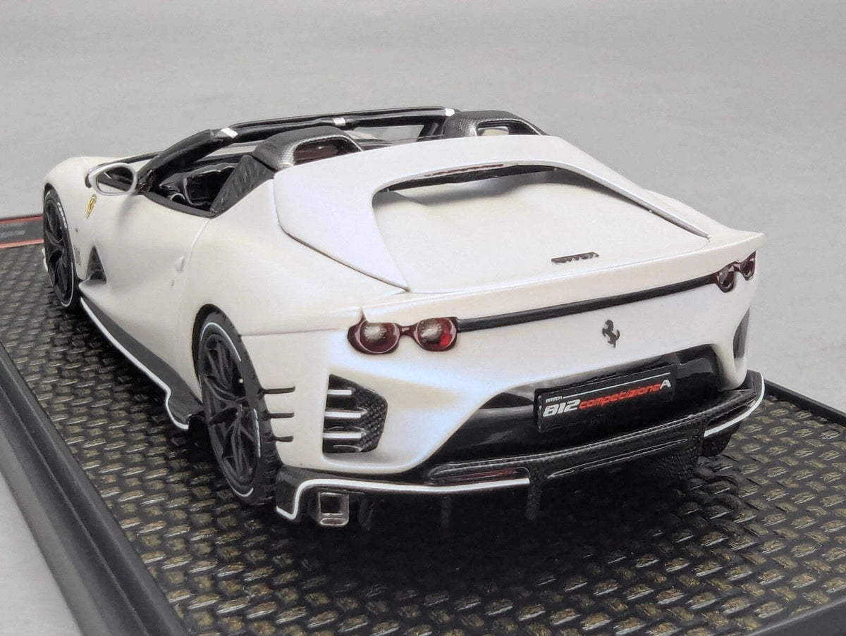Modellautos 1:43 BBR Concept43 Ferrari 812 Competizione Aperta Weiß 091/156 OVP