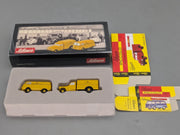 Modellautos 1:90 Schuco Piccolo Set Deutsche Bundespost VW und Hanomag 2-tlg OVP