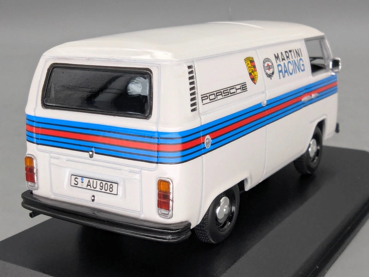 Modellautos 1:43 Minichamps Volkswagen VW T2 Transporter '72 Porsche Martini OVP
