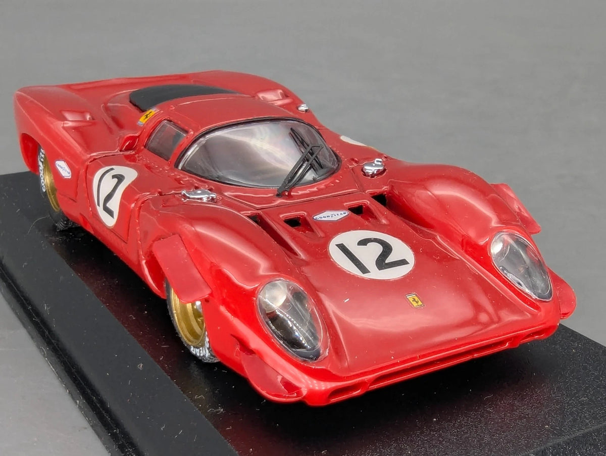 Modellautos 1:43 Best Model Ferrari 312 P Coupe 1969 #12 P. Rodriguez mit OVP