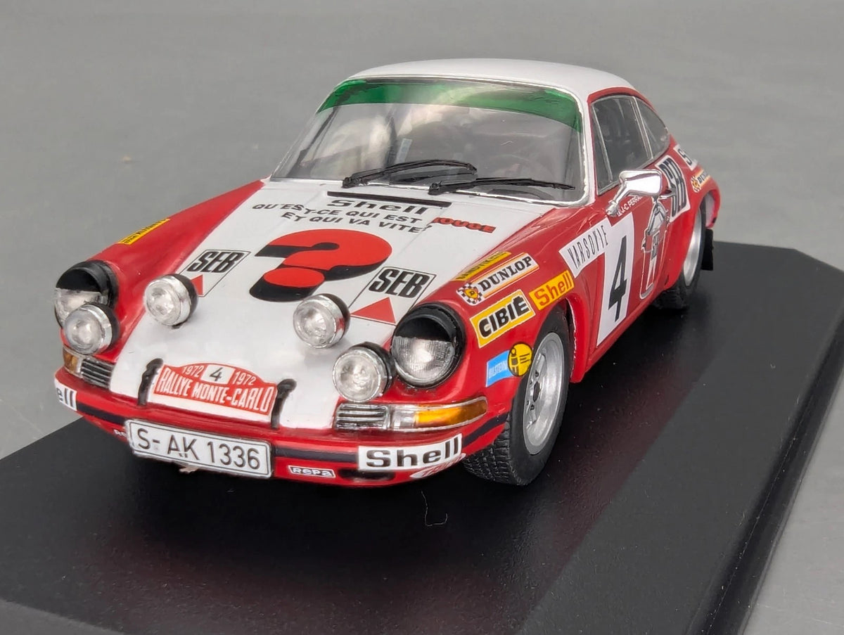 Modellautos 1:43 Minichamps Porsche 911 S SEB Rallye Monte Carlo 1972 #4 mit OVP