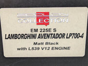 Eidolon Make Up 1:43 Lamborghini Aventador LP700-4 2011 Engine Set Matt Blck OVP