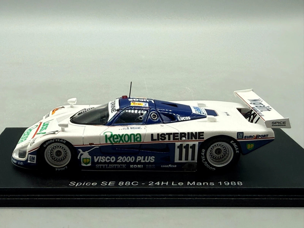Modellautos 1:43 Spark Spice SE 88C - 24h Le Mans 1988 #111 + OVP