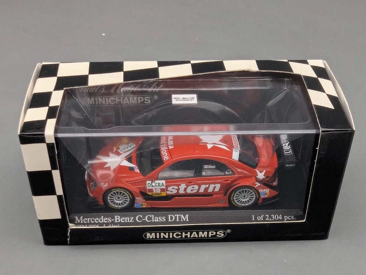 Modellautos 1:43 Minichamps Mercedes Benz C-Klasse DTM 2006 #10 J. Alesi mit OVP