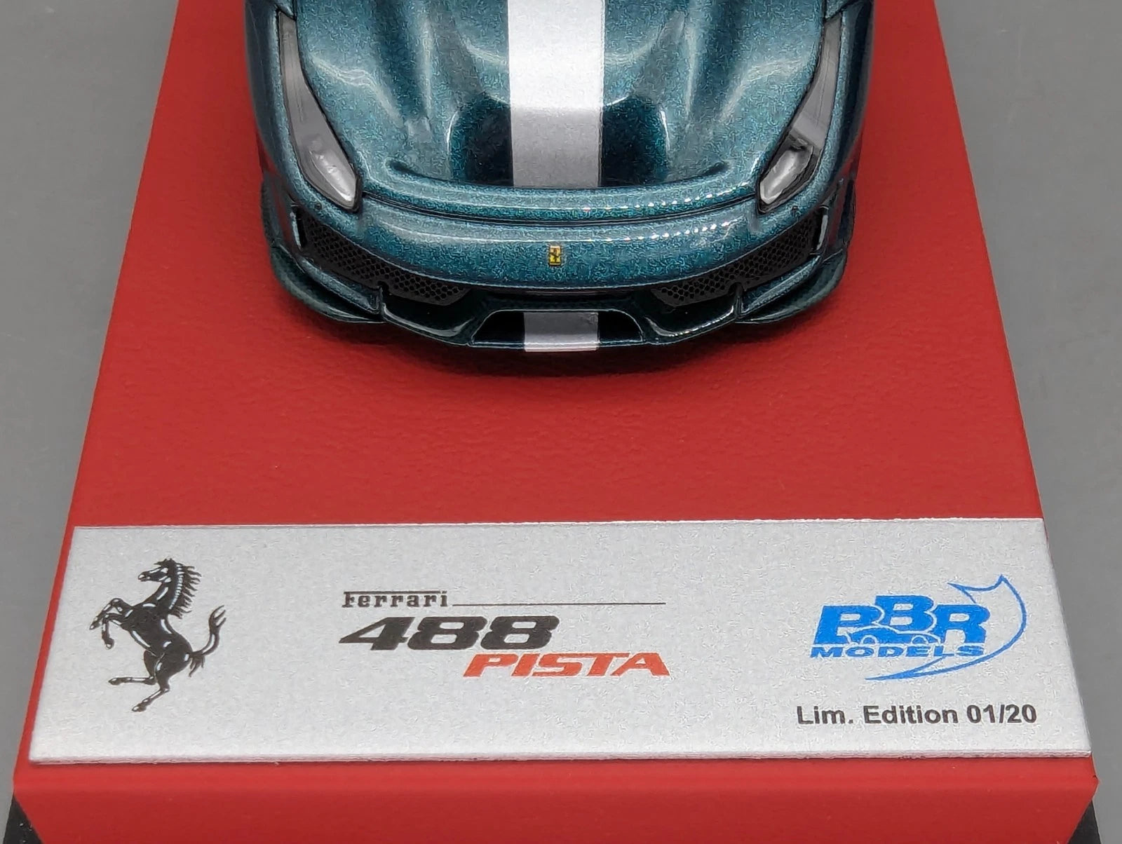 Modellautos 1:43 BBR Concept43 Ferrari 488 Pista RHD Verde Scuro Ltd 01/20 OVP