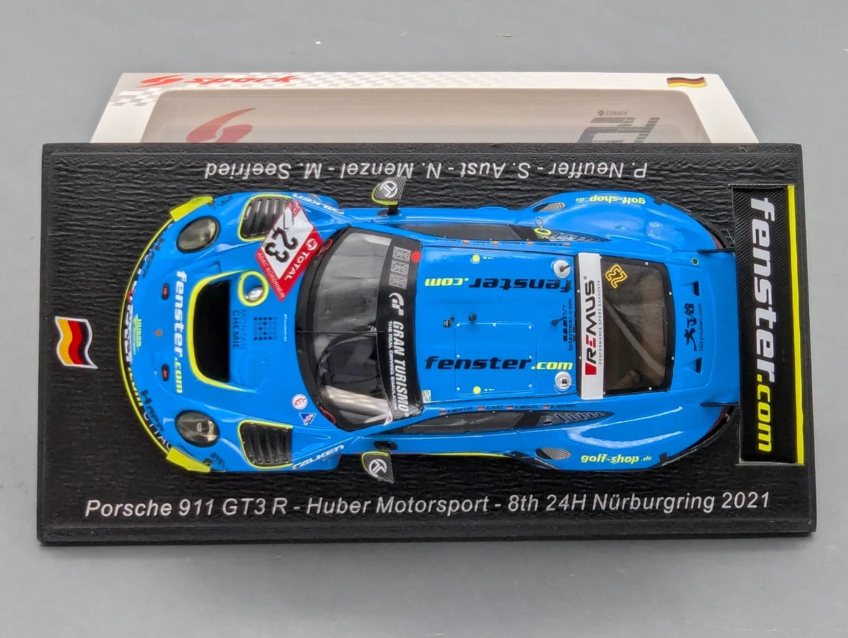 Modellautos 1:43 Spark SG757 Porsche 911 GT3 R 24h Nürburgring 2021  #23 OVP