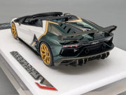 Eidolon Make Up 1:43 Lamborghini Aventador SVJ Roadster Weiß Grün Ltd 39/100 OVP