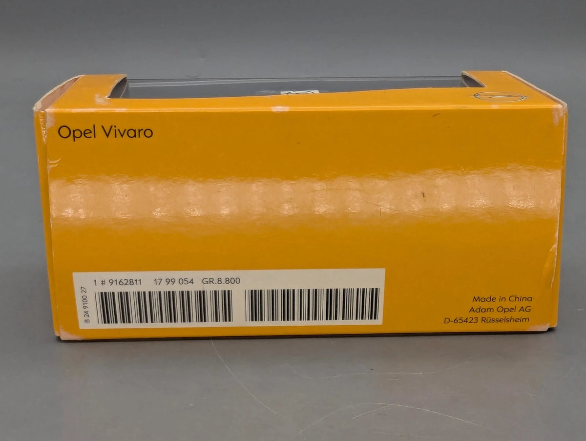 Modellautos 1:43 Minichamps Opel Vivaro Blau mit Dealer OVP