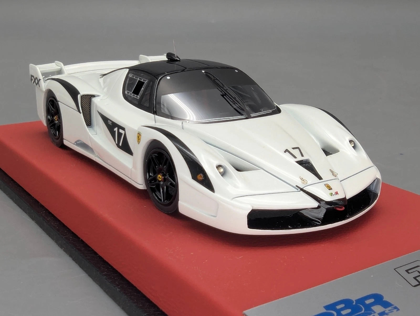 Modellautos 1:43 BBR CALSITO Ferrari FXX Evoluzione #17 Weiß 25/25 OVP