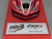 Modellautos 1:43 BBR Deluxe Ferrari FXX-K TRS Silver Stripe Ltd 03/10 OVP
