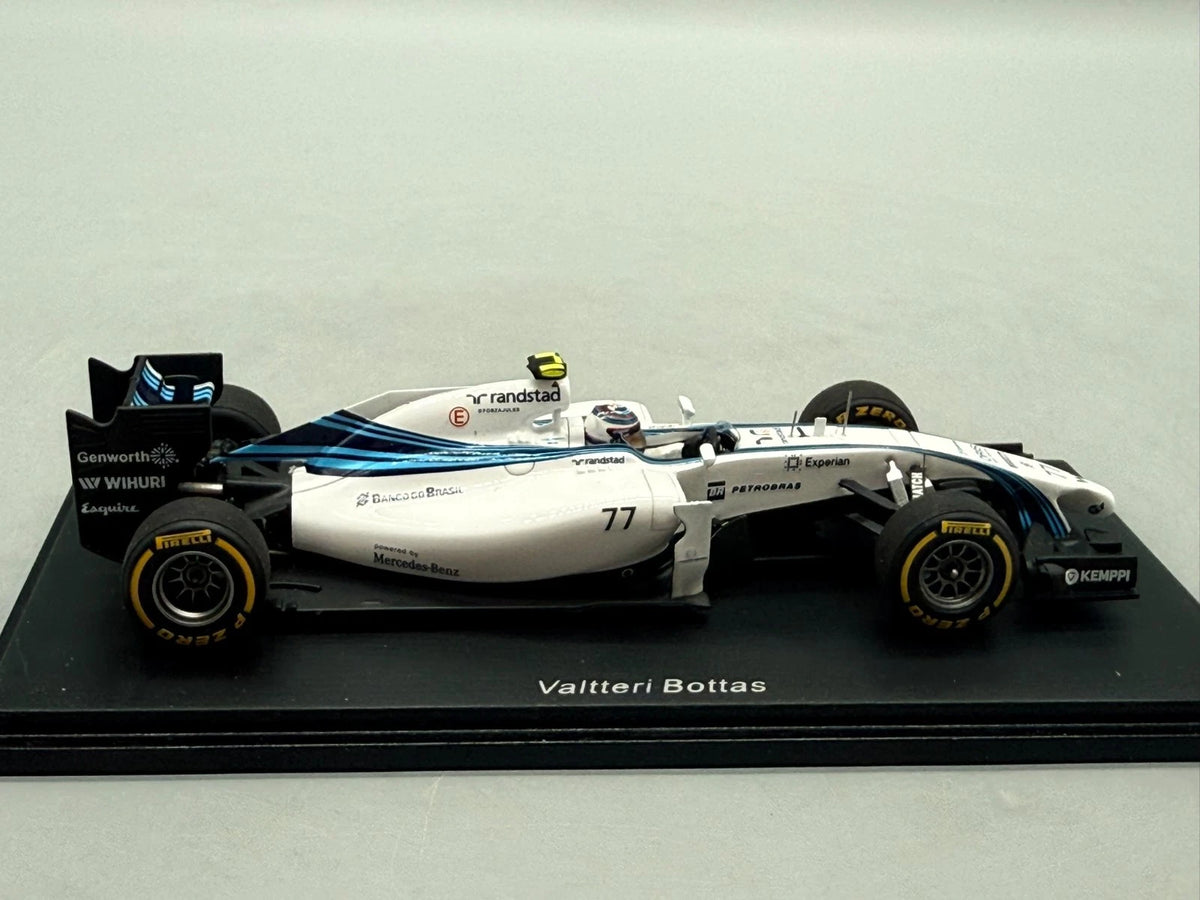 Modellautos 1:43 Spark Williams FW36 Mercedes 3rd Abou Dhabi GP 2014 mit OVP