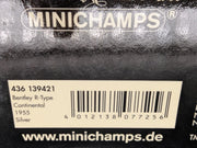 Modellautos 1:43 Minichamps Bentley R-Type Continental 1955 Silber mit OVP