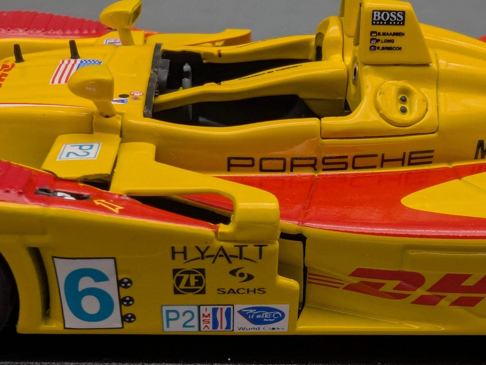 Modellautos 1:43 Minichamps Porsche RS Spyder 9RG ALMS 2007 #6 Penske Racing OVP