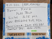 Modellautos 1:12 BBR Ferrari FXX-K Matt Black Ltd 03/05 Vitrine OVP
