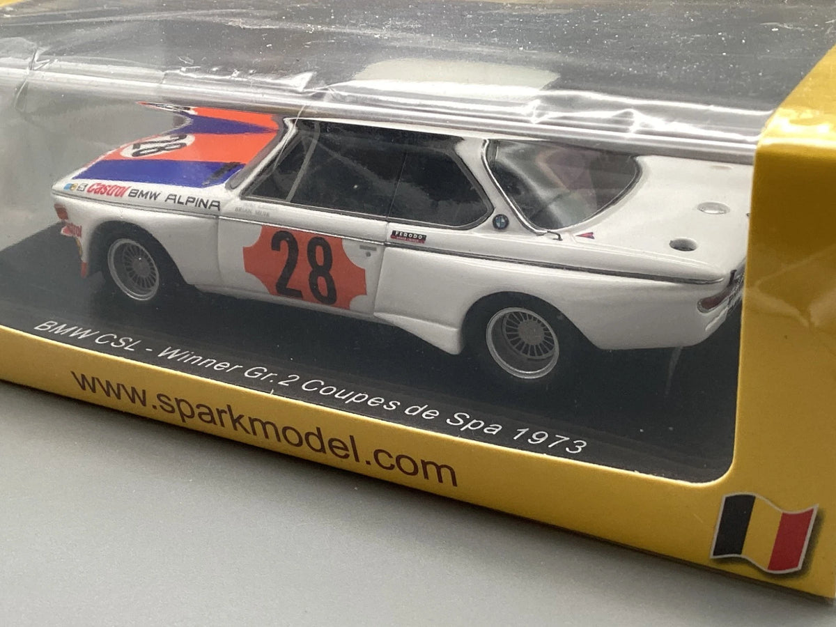 Modellautos 1:43 Spark BMW CSL Coupes De Spa 1973 mit OVP ungeöffnet
