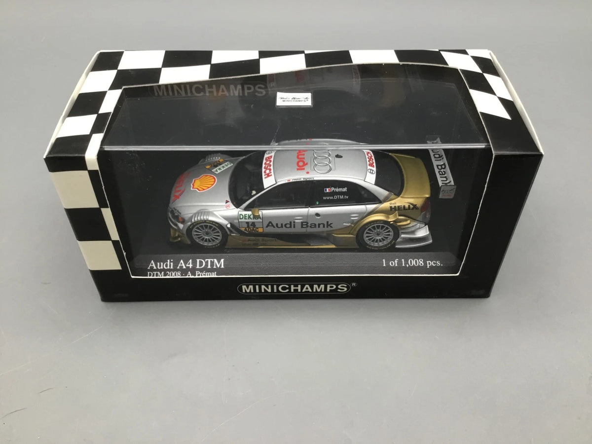 Modellautos 1:43 Minichamps Audi A4 DTM 2008 A. Premat #14 mit OVP