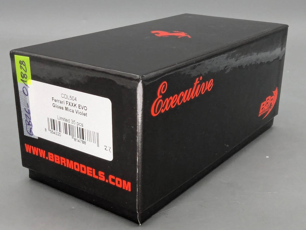 Modellautos 1:43 BBR Executive Calsito Ferrari FXX-K EVO Mica Viol Ltd 22/35 OVP