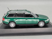 Modellautos 1:43 Minichamps Audi A6 Avant Grün Metallic mit Dealer OVP