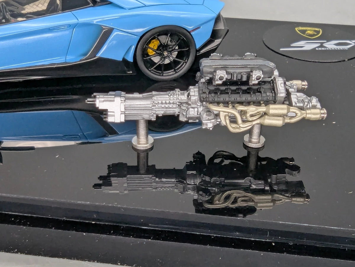Eidolon Make Up 1:43 Lamborghini Aventador LP720-4 Roadster 01/01 Engine Set OVP