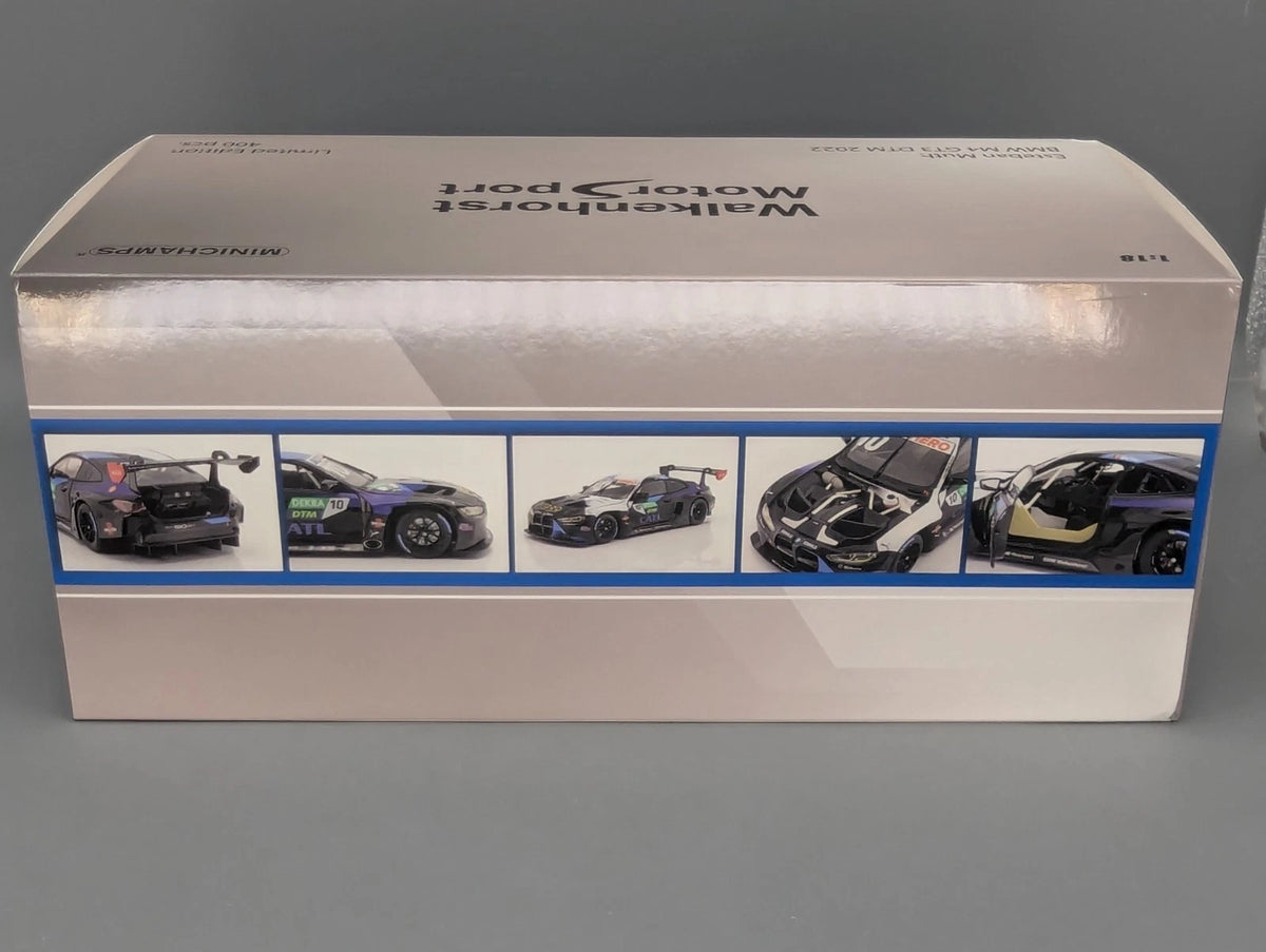 Modellautos 1:18 Minichamps BMW M4 GT3 DTM 2022 Walkenhorst #10 E. Muth mit OVP