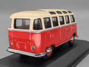 Modellautos 1:43 Minichamps Volkswagen VW Classic Bus T1 Rot Weiß mit Dealer OVP