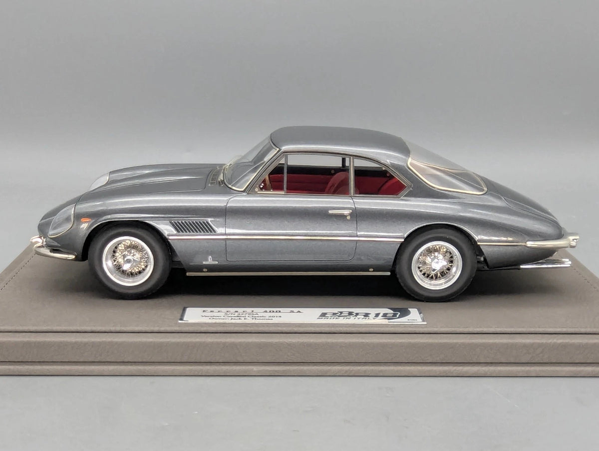 Modellautos 1:18 BBR Ferrari 400 Superamerica 1962 Met. Grau 01/64 Stück mit OVP