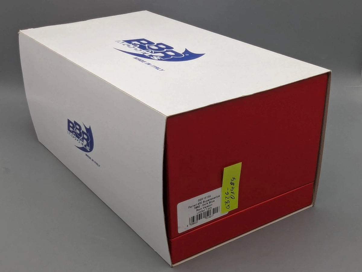 Modellautos 1:18 BBR Ferrari 400 SA 1962 Blau RAIN / DIRTY VERSION Ltd 07/07 OVP