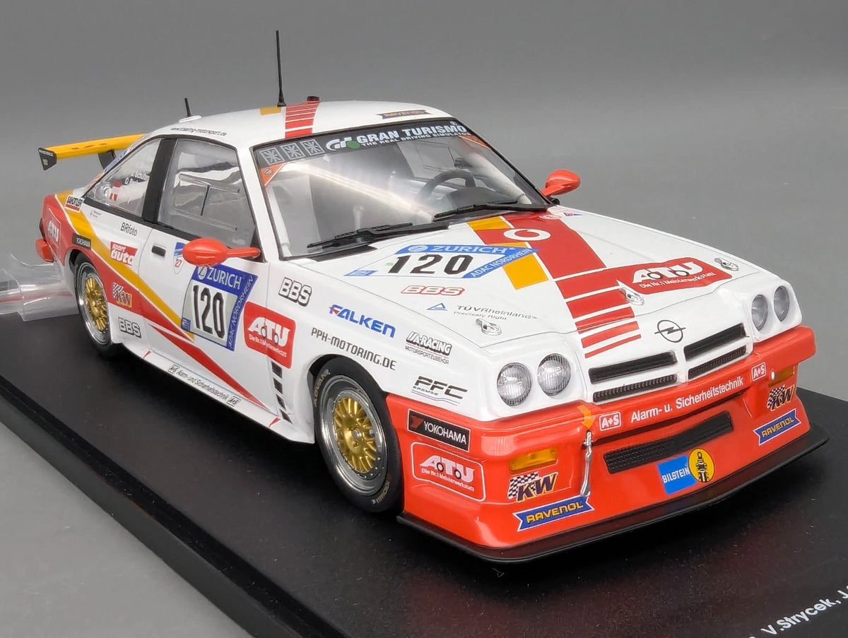 Modellautos 1:18 Werk83 Opel Manta 24h Nürburgring 2018 #120 Strycek u. A. OVP