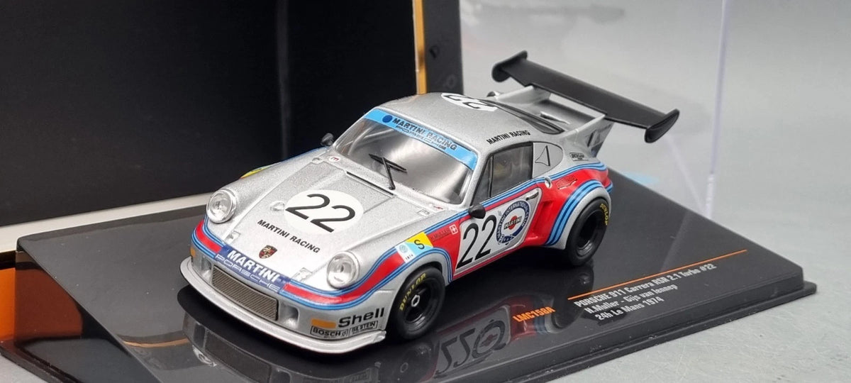 Modellautos 1:43 IXO LMC158 Porsche 911 Carrera RSR 2.1 Turbo #22 Le Mans 74 OVP