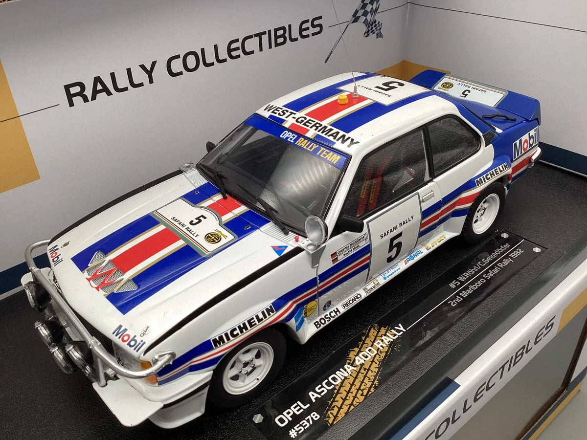 Modellautos 1:18 Sun Star Opel Ascona 400 Safari Rally 1982 #5 mit OVP