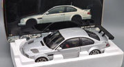 Modellautos 1:18 Minichamps 100 012100 BMW M3 GTR Street 2001 silver OVP