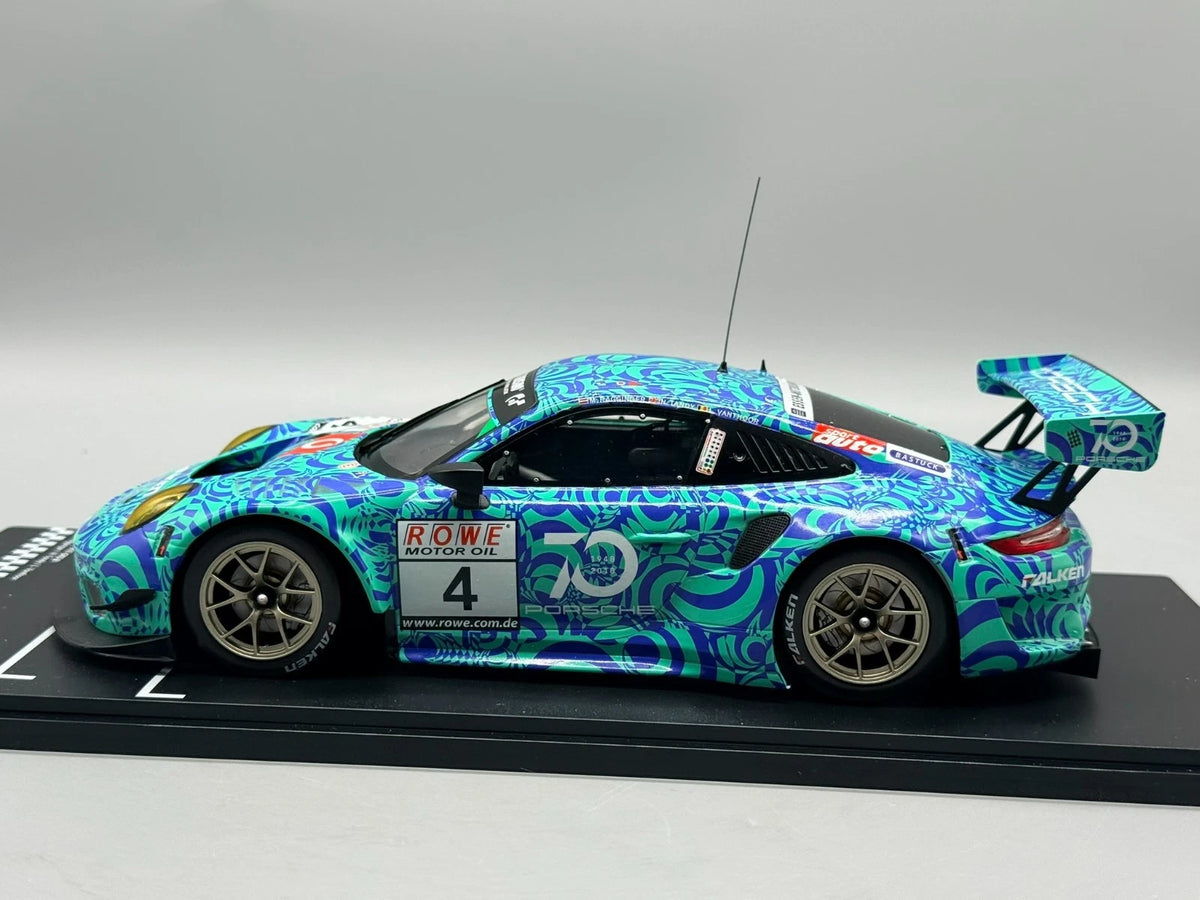 Modellautos 1:18 Ixo Porsche 911 GT3 R VLN 7 Nürburgring 2018 #4 mit OVP