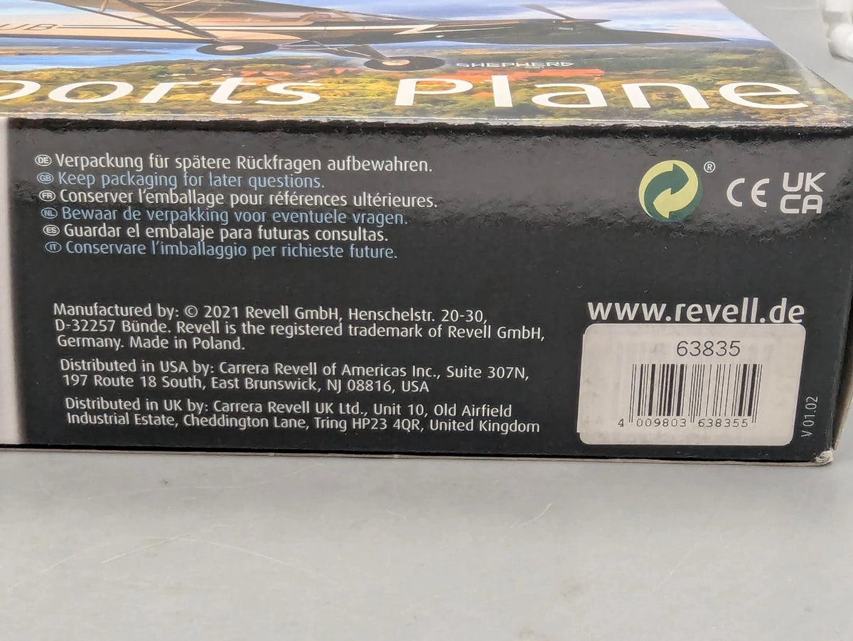 Flugzeug Modell Bausatz 1:32 Revell 03835 Sports Plane mit Farben mit OVP