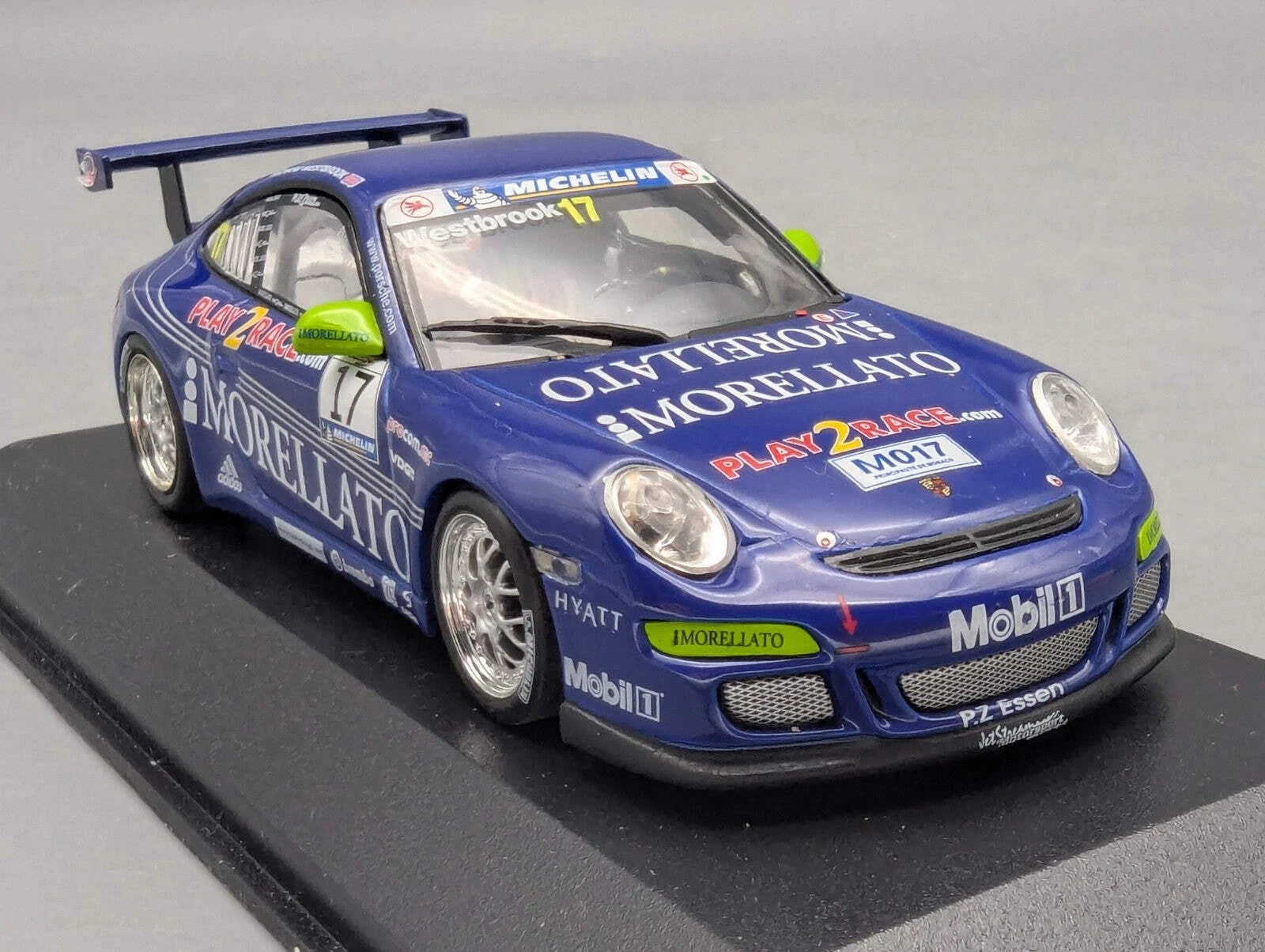 Modellautos 1:43 Minichamps Porsche 911 GT3 Cup 2006 #17 mit WAP Dealer OVP