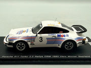 Modellautos 1:43 Spark Porsche 911 Turbo 3.3 Rallye DRM 1983 Hero Winner + OVP