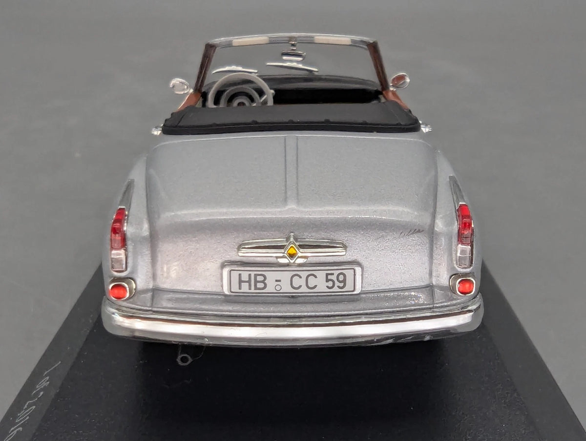Modellautos 1:43 Minichamps Borgward Isabella Coupe Cabriolet 1959 Silber OVP