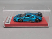 Modellautos 1:43 BBR Concept43 Ferrari SF90XX Stradale Chrome Blue Ltd 03/20 OVP