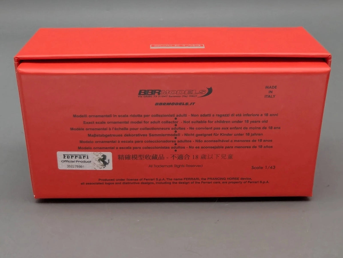 Modellautos 1:43 BBR Ferrari 250 GT Pininfarina Coupe 1960 S/N 1637 GT 06/20 OVP
