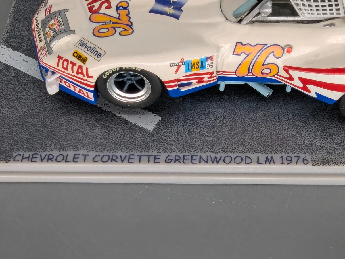 Modellautos 1:43 Spark Bizarre BZ10 Chevrolet Corvette Greenwood LM 1976 mit OVP